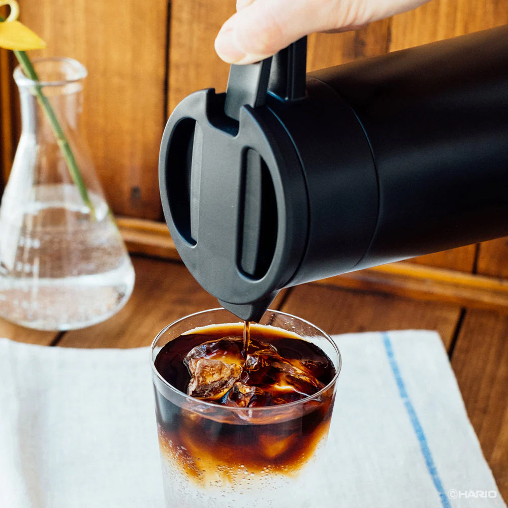 Double-Walled Thermal Pot With Ceramic Coating - 600ml (Black) - Image 4