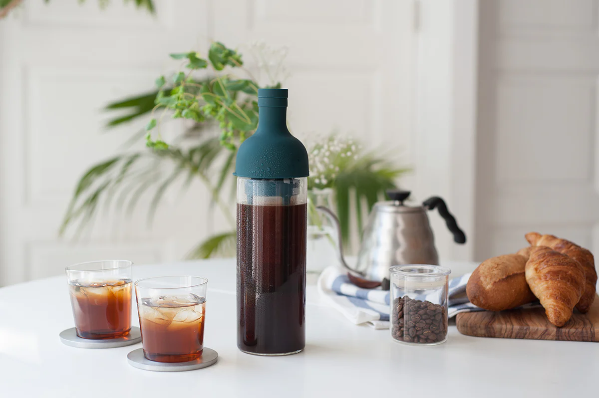 Hario Cold Brew Coffee Filter in Bottle (Deep Teal) - Image 4