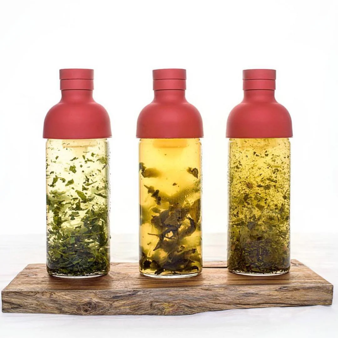 Hario Cold Brew Tea Filter Bottle (Red) 300ml - Image 2