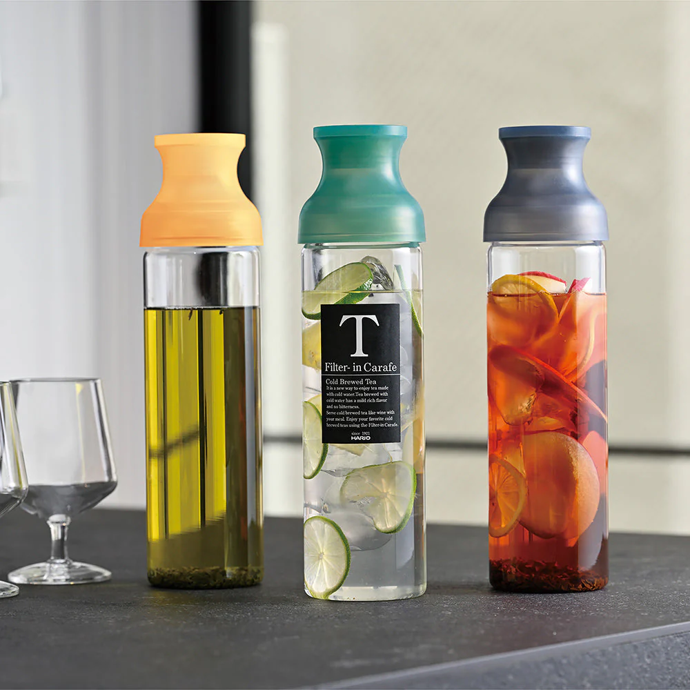 Hario Filter-in Carafe Cold Brew Tea Bottle - 1000ml (Transparent Green) - Image 4