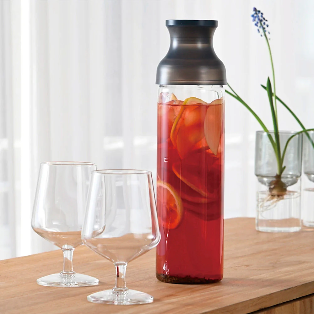 Hario Filter-in Carafe Cold Brew Tea Bottle - 1000ml (Transparent Grey) - Image 2
