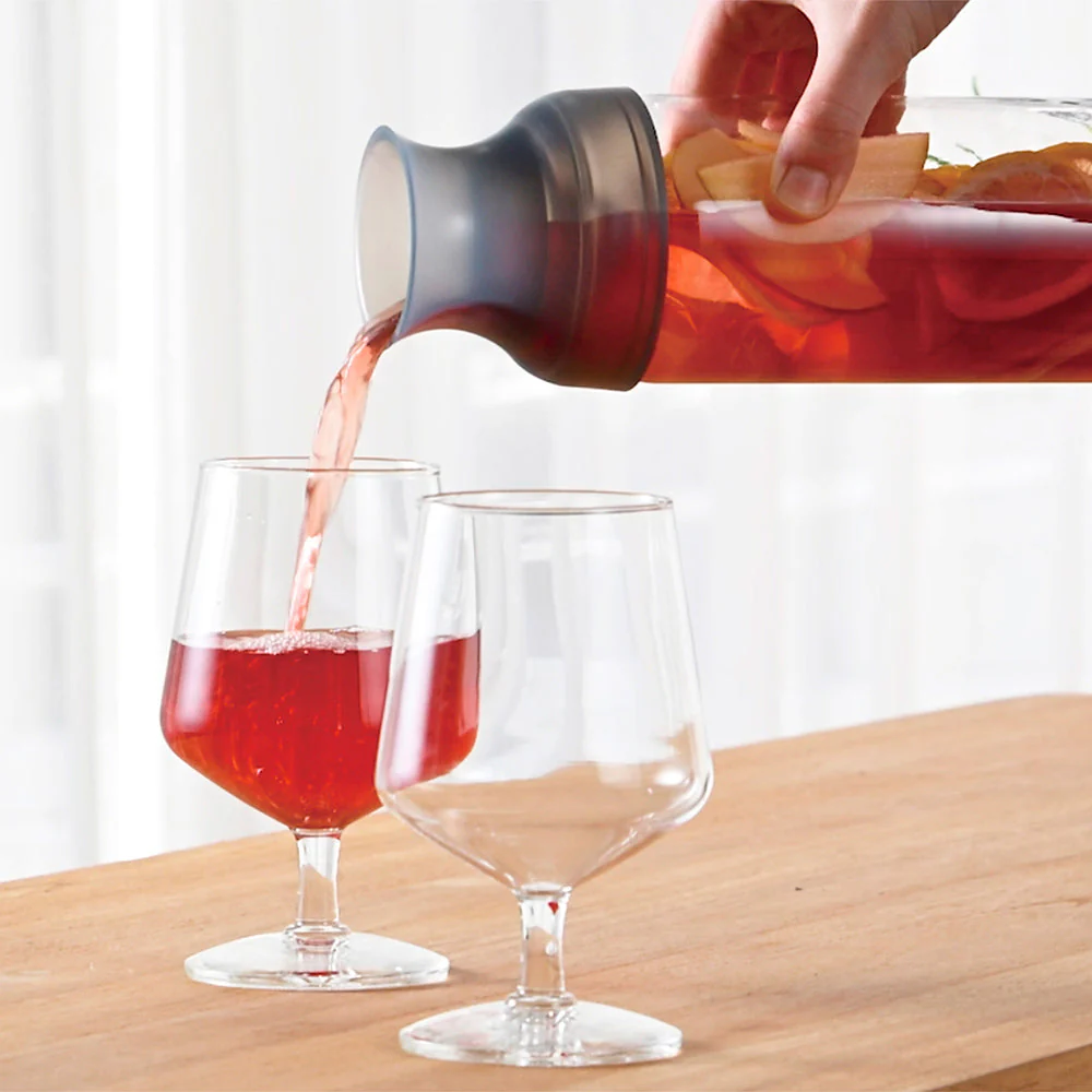 Hario Filter-in Carafe Cold Brew Tea Bottle - 1000ml (Transparent Grey) - Image 3