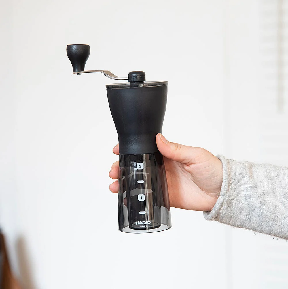 Hario Mini Mill PLUS Ceramic Coffee Grinder + Hario V60 Drip Kettle AIR Bundle - Image 2