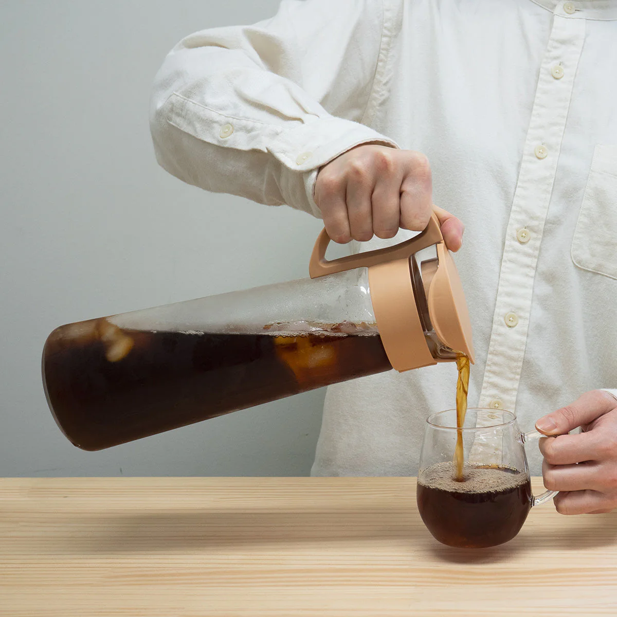 Hario Mizudashi Cold Brew Coffee Maker (Mocha) - 1L - Image 2