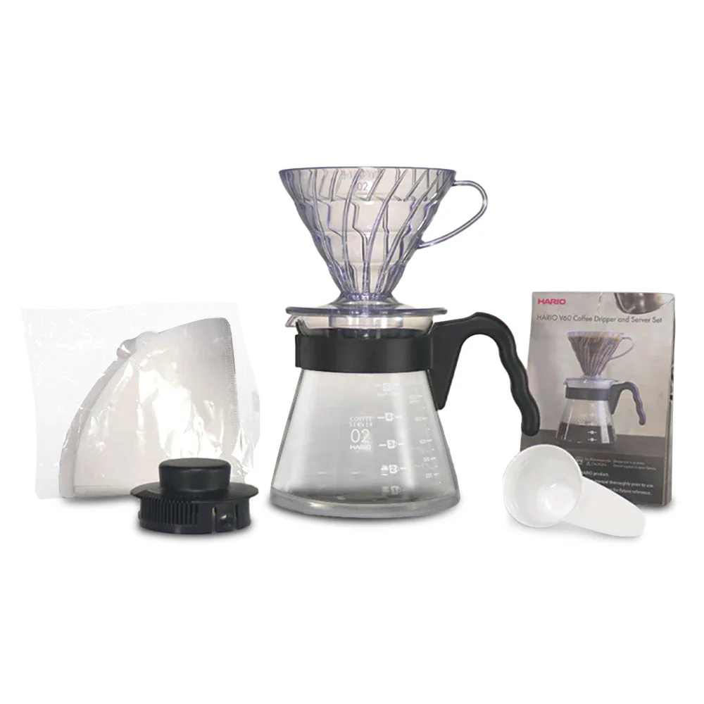 Hario V60 Coffee Dripper and Server Set (Size 02) - Image 3
