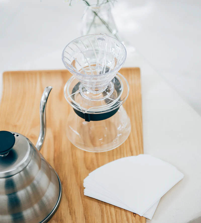 Hario V60 Coffee Dripper Plastic Size 01 (Clear) - Image 2