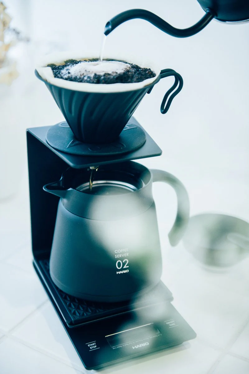 Hario V60 Metal Coffee Dripper Matte Black - Size 02 - Image 2