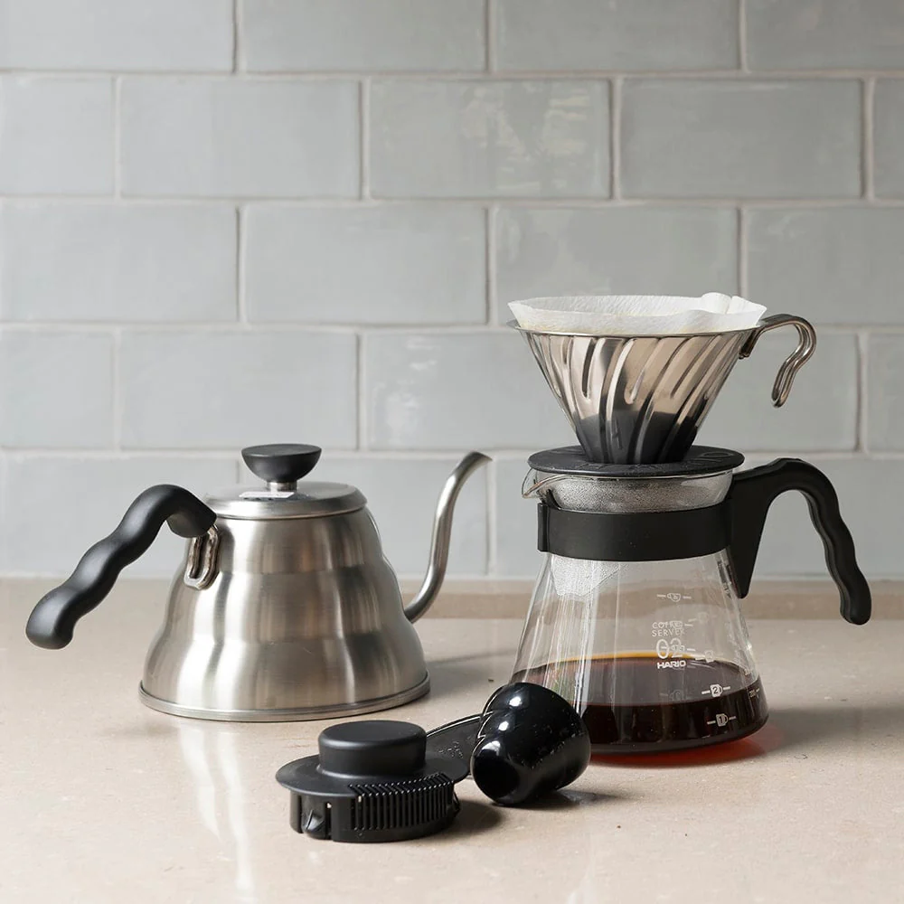 Hario V60 Metal Stainless Steel Coffee Dripper - Size 02 - Image 2