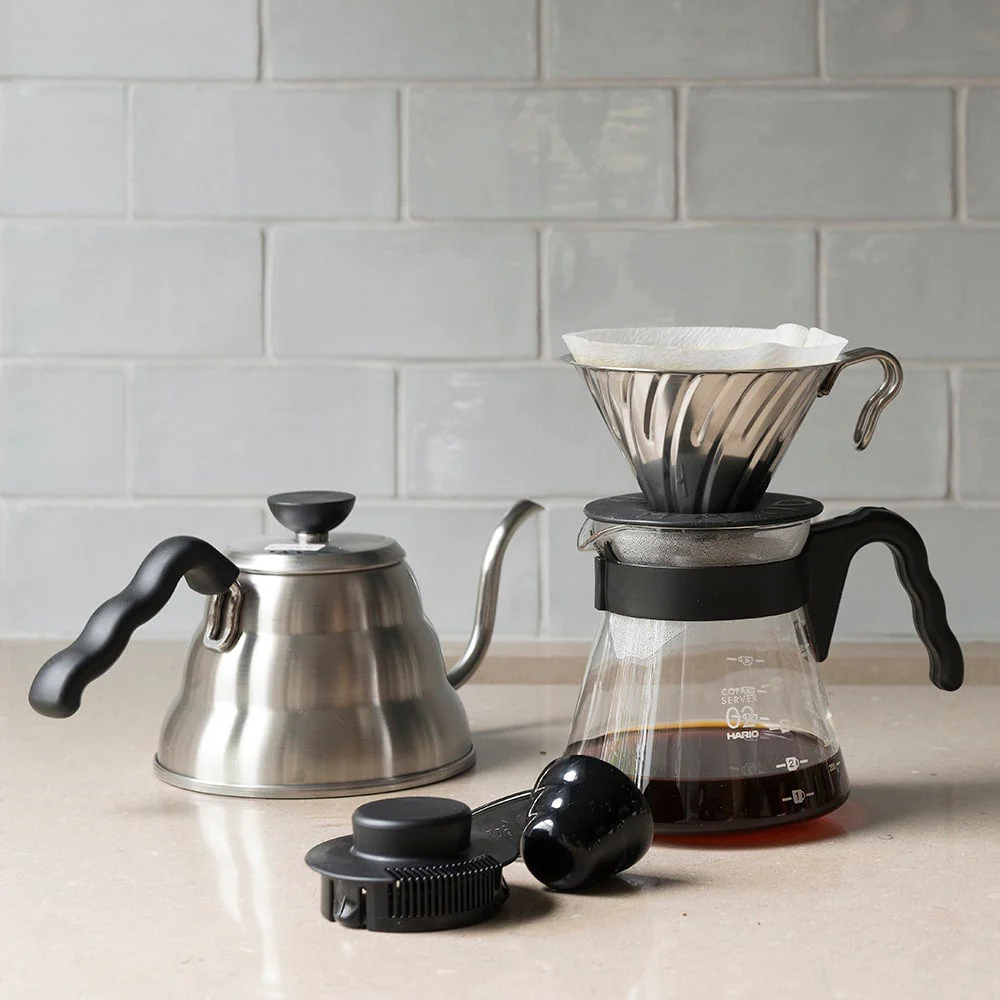Hario V60 Metal Stainless Steel Coffee Dripper - Size 02 - Image 2