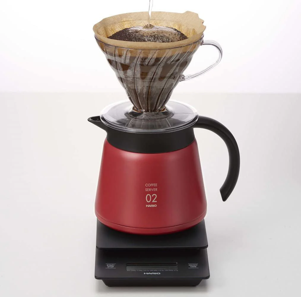 Hario Heat Resistant Server 2 Cup (Red) 550ml - Image 2