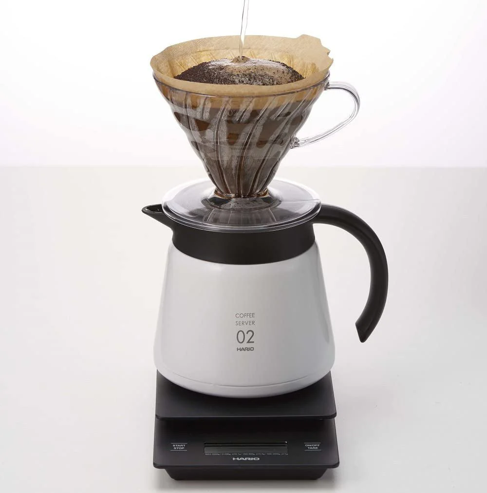 Hario Heat Resistant Server 2 Cup (White) 550ml - Image 3