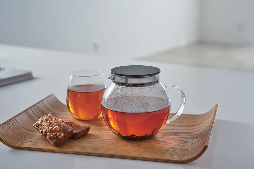 Hario Jumping Leaf Tea Pot (Black) 600ml - Image 2